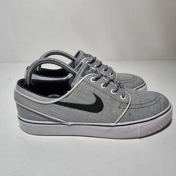 Nike Stefan Janoski Skateboarding Canvas Shoes Kids Size 4.5Y Grey 654861-006 se - Picture 1 of 9